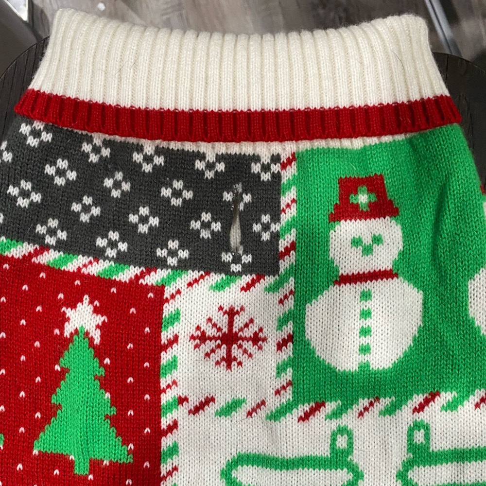 Festive Christmas DOG sweater XL